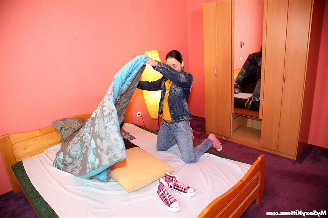 16P Teen girls play hide and seek before getting down to eating pussy