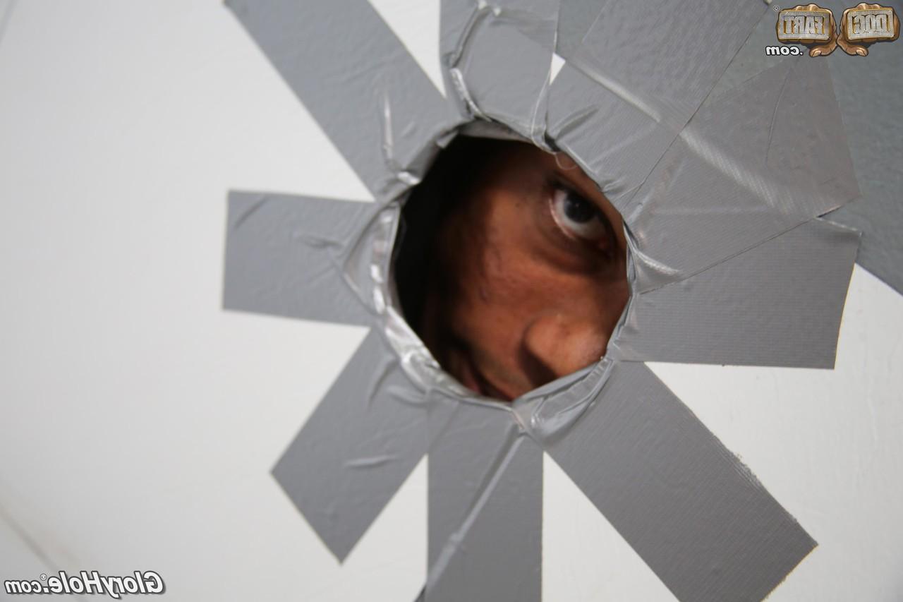 15P Petite white girl oozes cum from her twat after interracial gloryhole sex