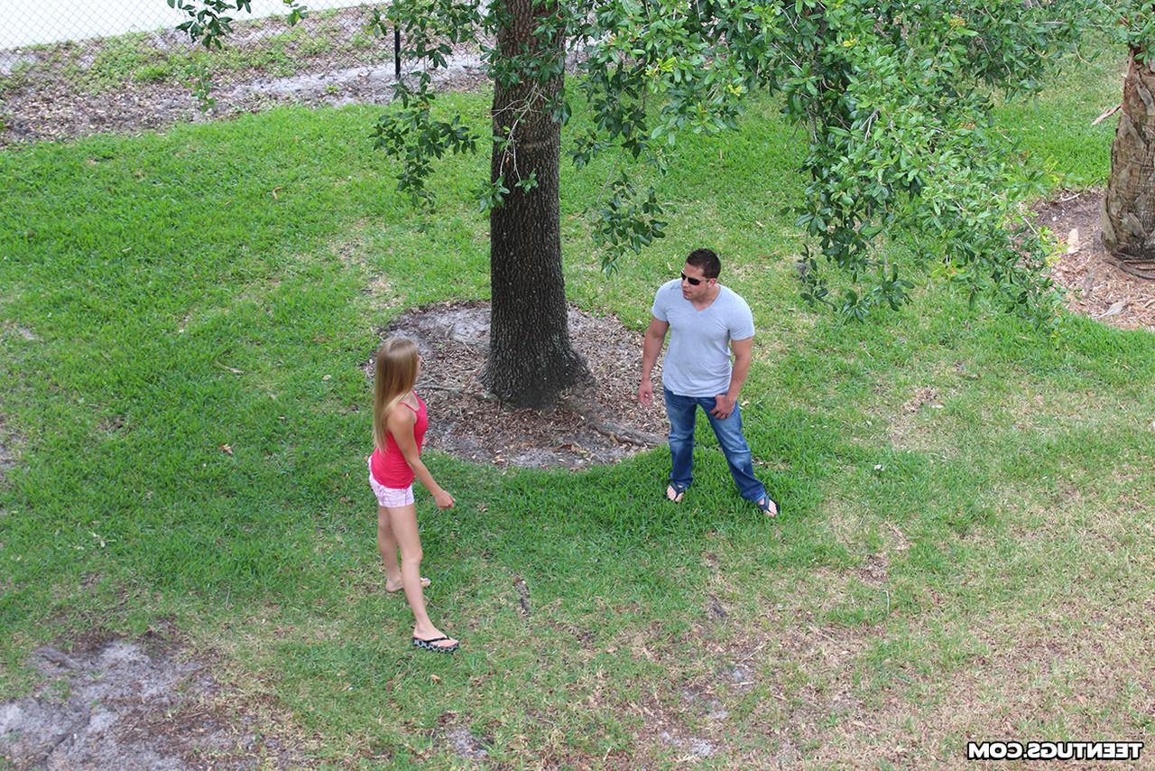 20P Teens Vanessa Cage, Sunny Marie and Sydney Cross give a lucky boy a handjob