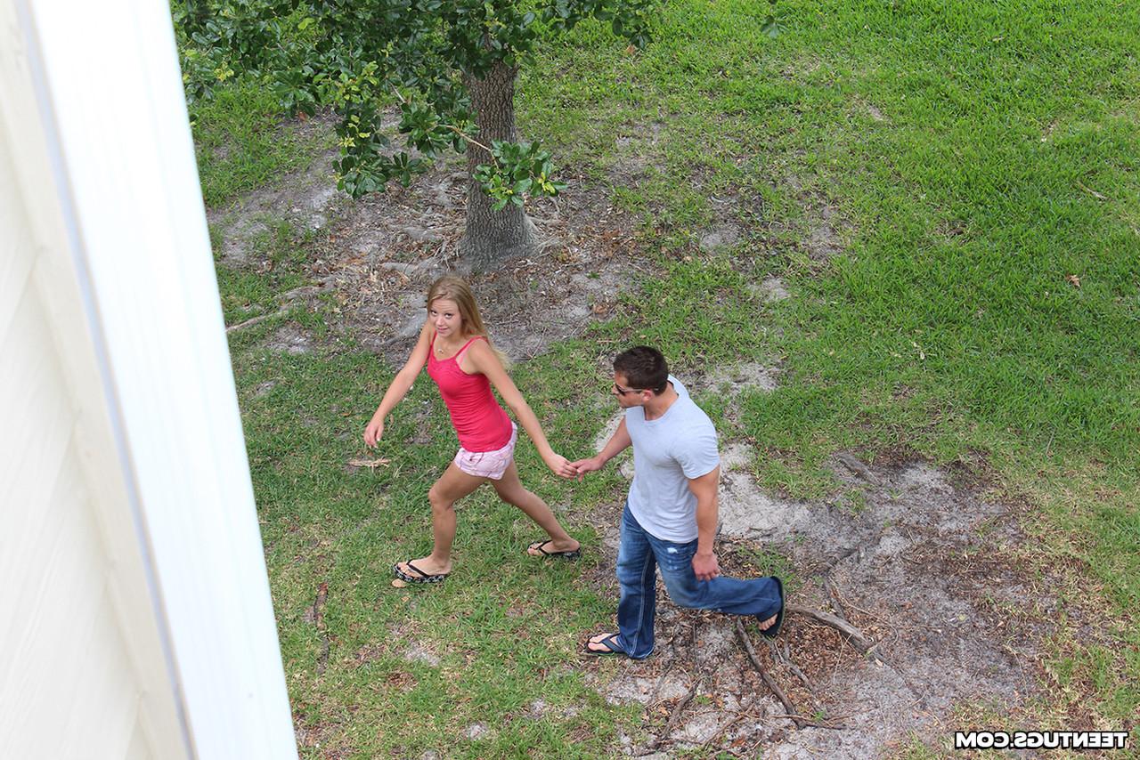 20P Teens Vanessa Cage, Sunny Marie and Sydney Cross give a lucky boy a handjob