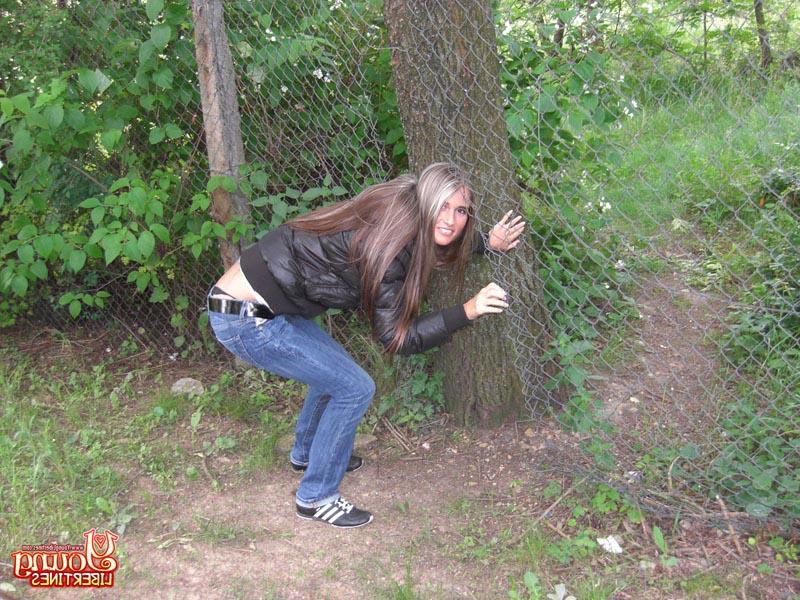 16P Horny teens find a clearing the woods before partaking in anal sex