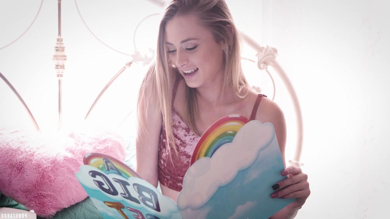20P Teen Kyler Quinn humps her teacher's rod & receives a huge cumshot on her face