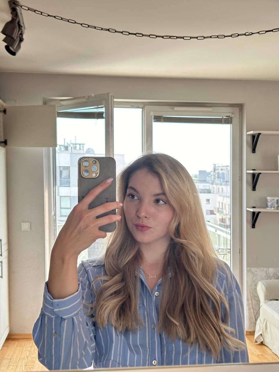 19P Pretty OnlyFans babe All About Diana posing in her hot outfits in a solo