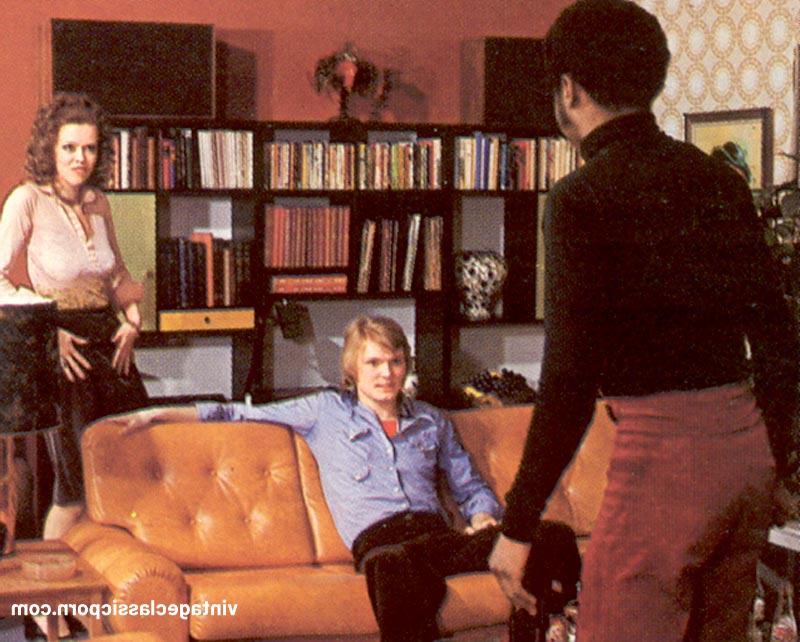 9P All-natural vintage pornstars getting involved in a wild orgy on the sofa