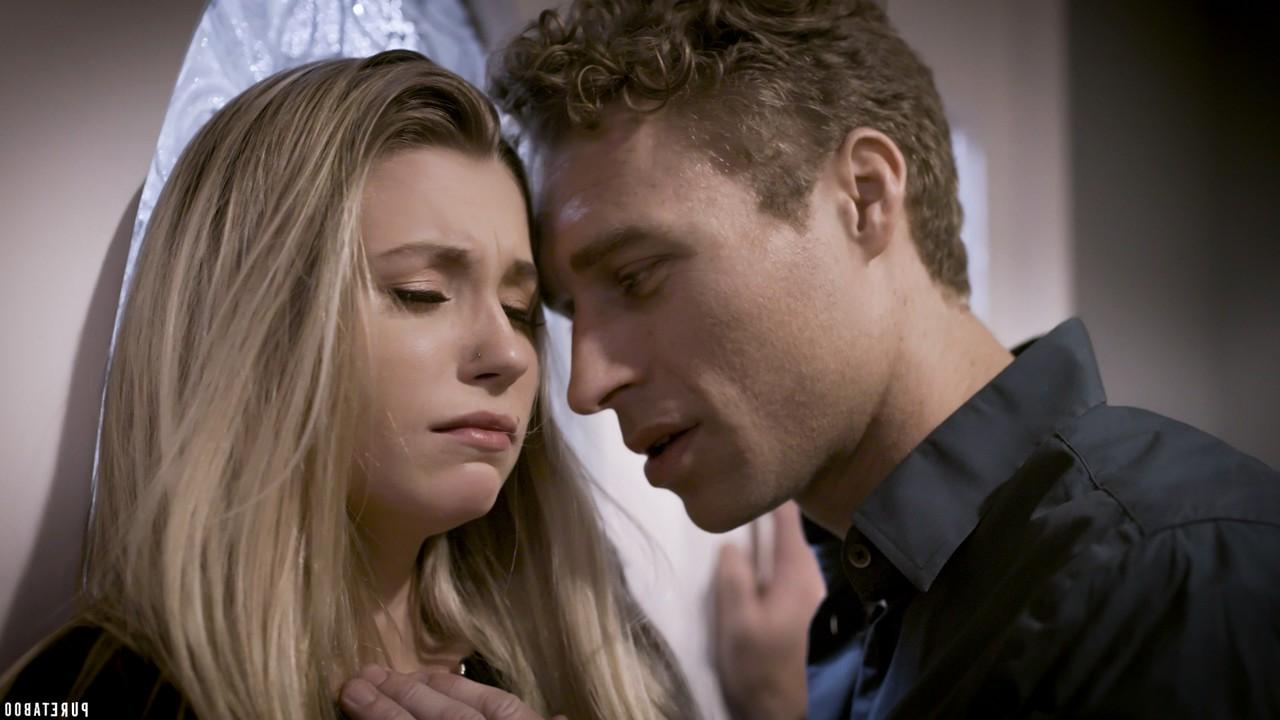 15P Blonde girl Carolina Sweets loses her virginity to a teacher to pass his class
