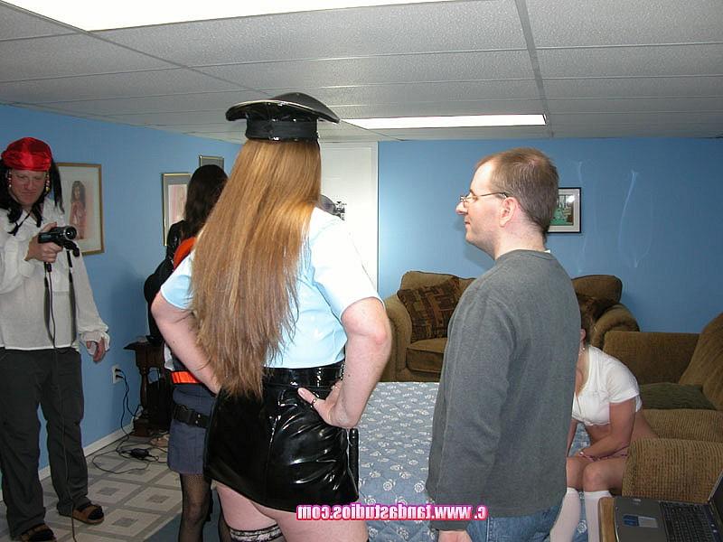 20P Slutty policewoman Brooke Babylon gets a pussy licking in a wild threesome