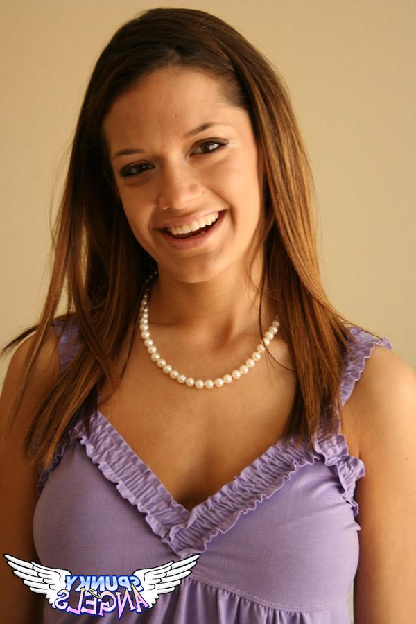 12P Pretty model Brittany Maree spreading legs in hot panties while topless