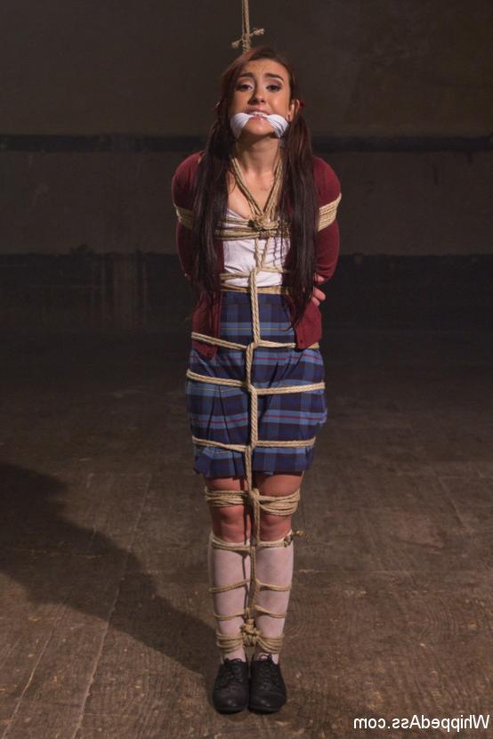 15P Schoolgirl finds herself helpless at the hands of a blonde dominatrix