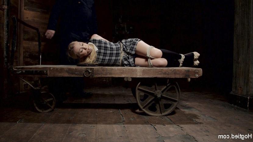 15P Blonde student finds herself restrained and penetrated by an evil man