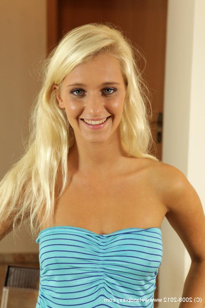 16P Close-up masturbation and undressing with alluring young blonde Uma