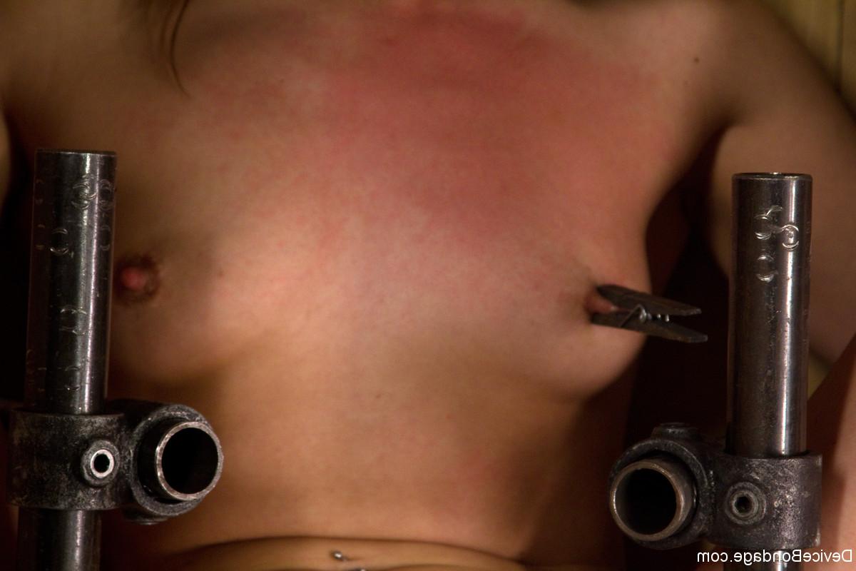 17P Young looking blonde girl Jessie Cox endures being restrained and submersed
