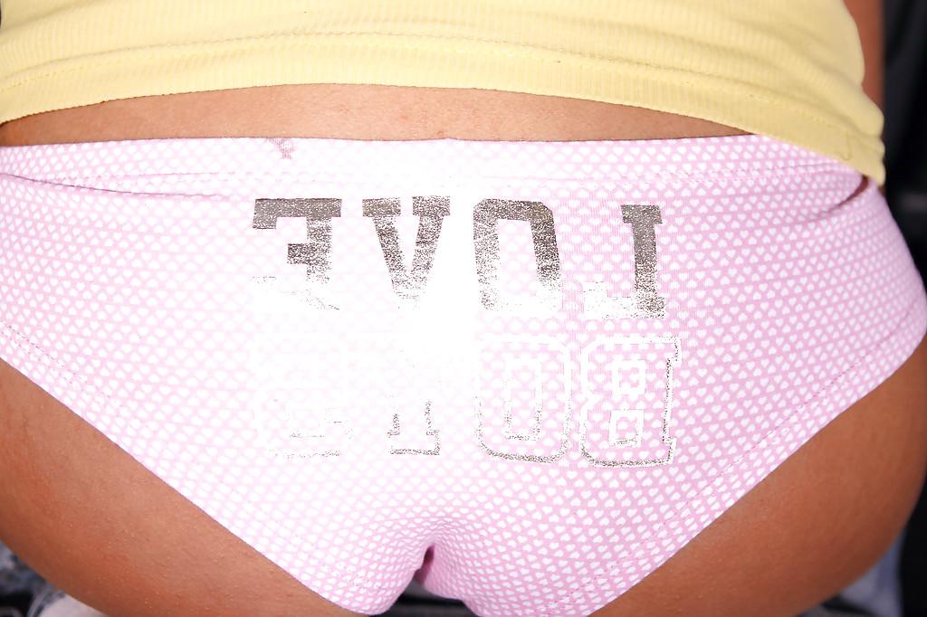16P Foxy babe with pigtails Katrin B stripping and masturbating her cunt