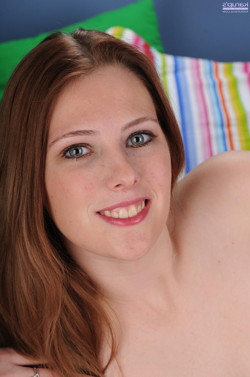 20P Sweet teen amateur Angie Tyler loses her clothes and plays with a toy