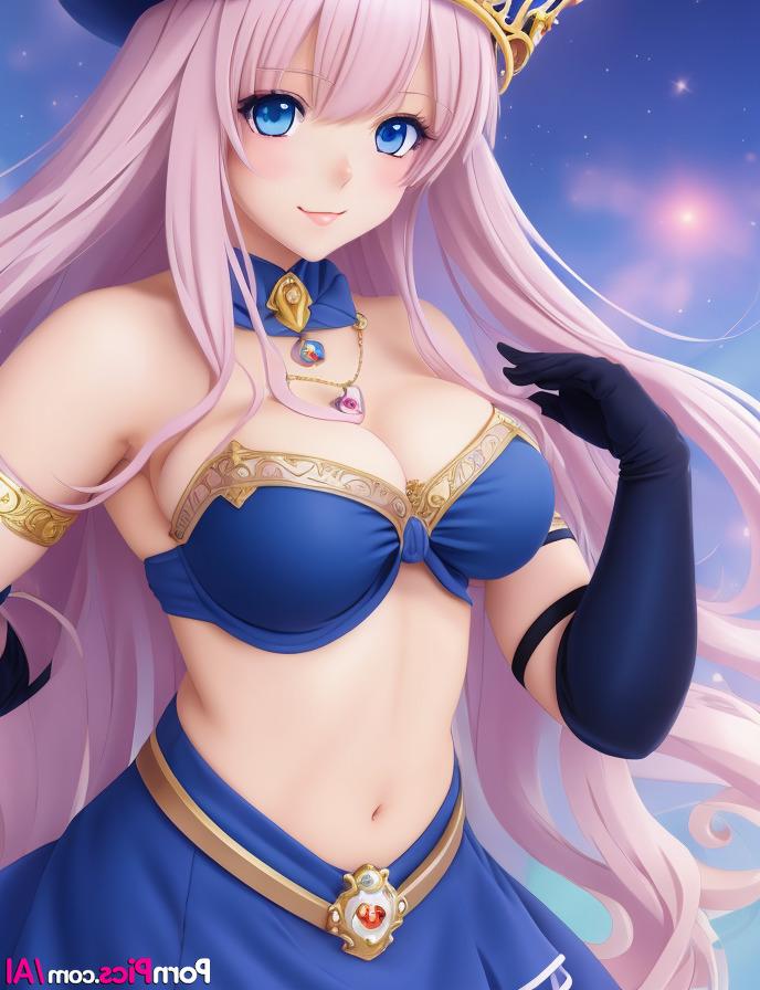 11P Beautiful Hentai character Morigiri shamelessly shows her big tits outdoors