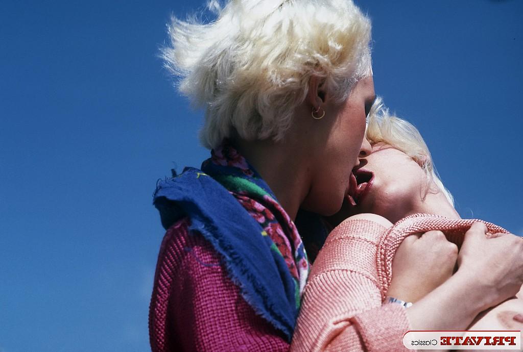 10P Lesbian women from days gone by partake in strapon sex after tongue kissing