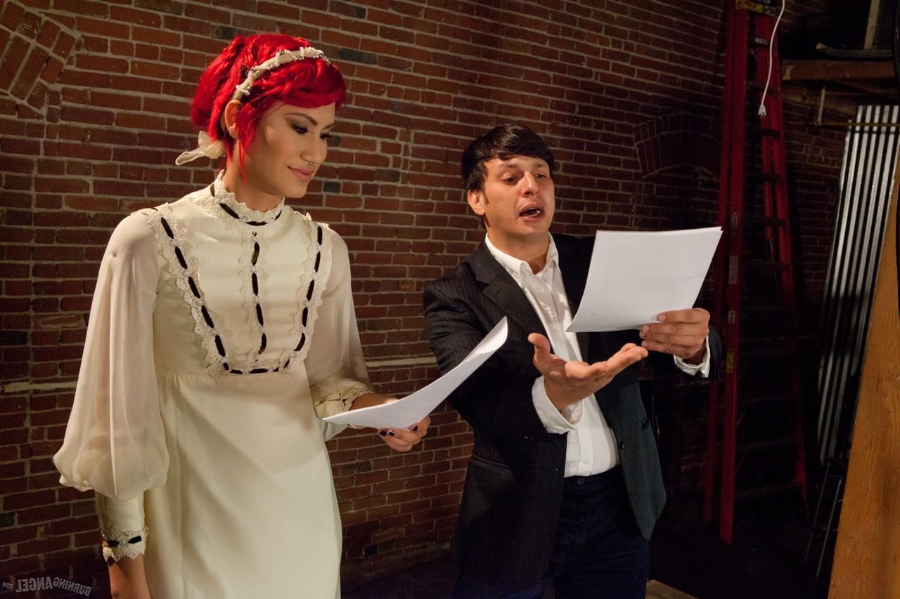 17P Punk girl actress Vulpix plays a naughty Ophelia & fucks her Hamlet on stage